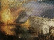 Joseph Mallord William Turner Burning of the Houses oil on canvas